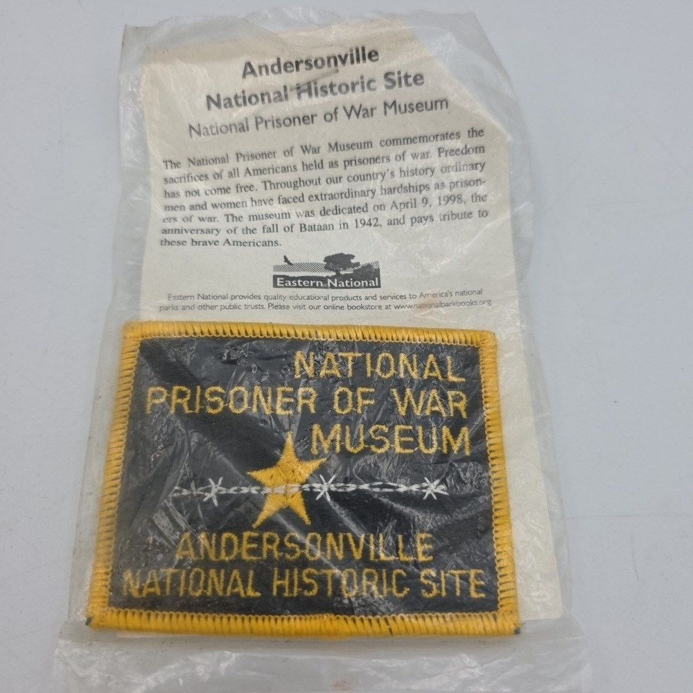 NATIONAL PRISONER OF WAR MUSEUM Andersonville Georgia Iron On Patch